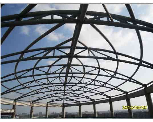 潞城中煤朔州宾馆管桁架工程